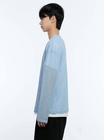 Men's Mesh Long-Sleeve Top IG501