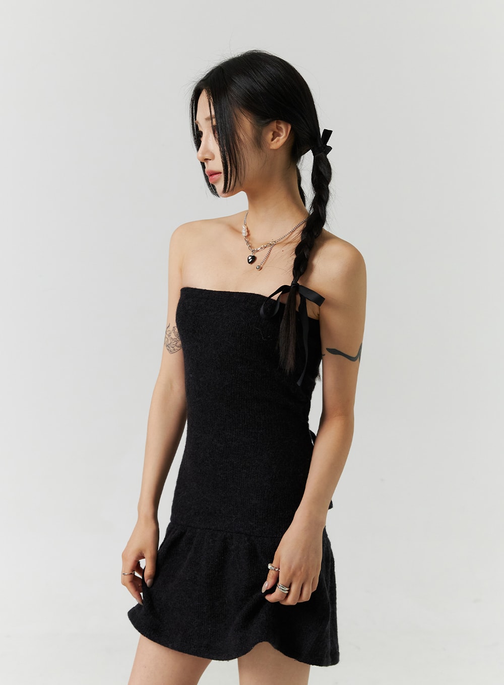 flare-tube-top-mini-dress-cn329