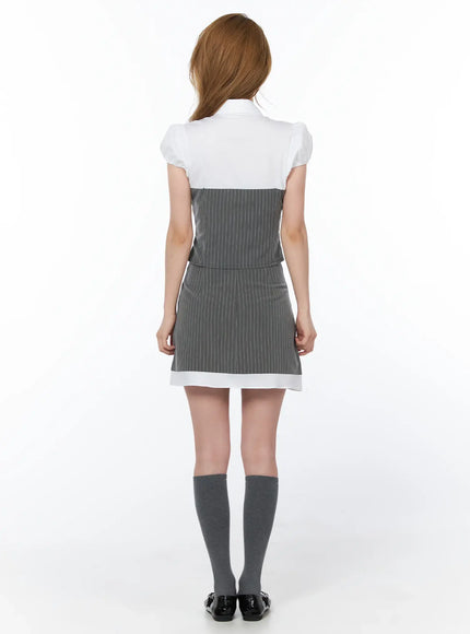 chic-pinstriped-corset-shirt-cy508