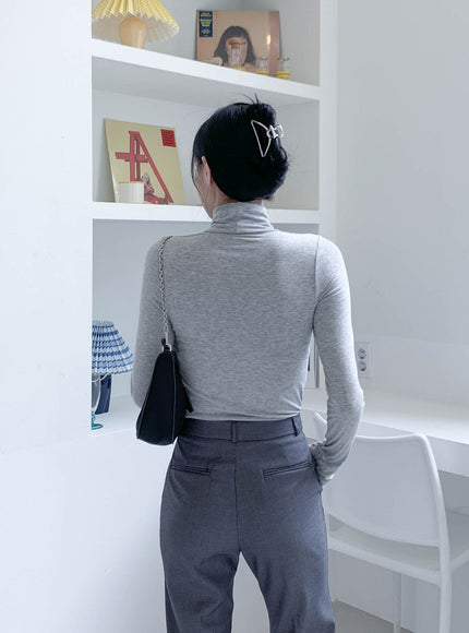 Rollkragenwärmer Crop Top CN08