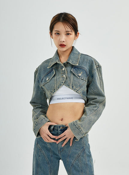 Silvia Washing Jeans Jacket CS27