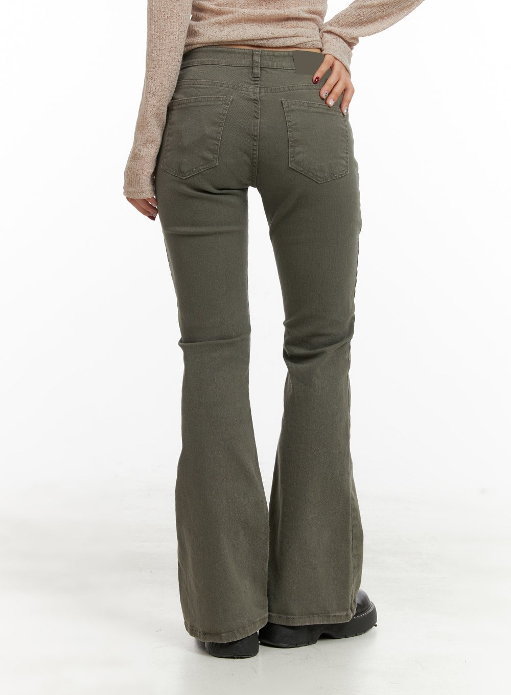 stitched-bootcut-cotton-pants-ca416