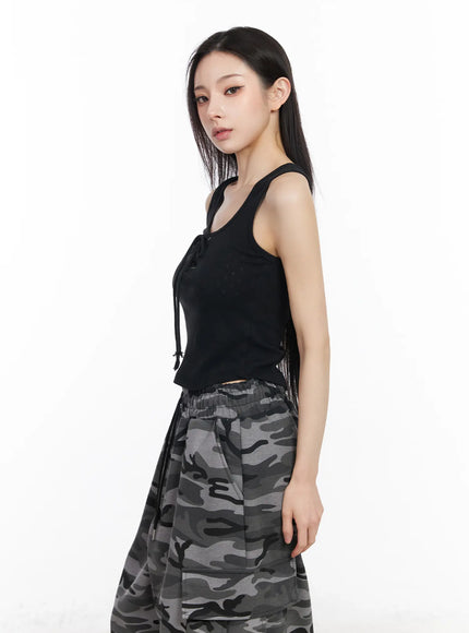 Summer Knit Crop Tank Top CM519