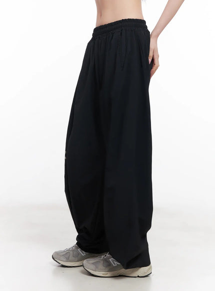 wide-leg-eyelet-nylon-pants-cu511