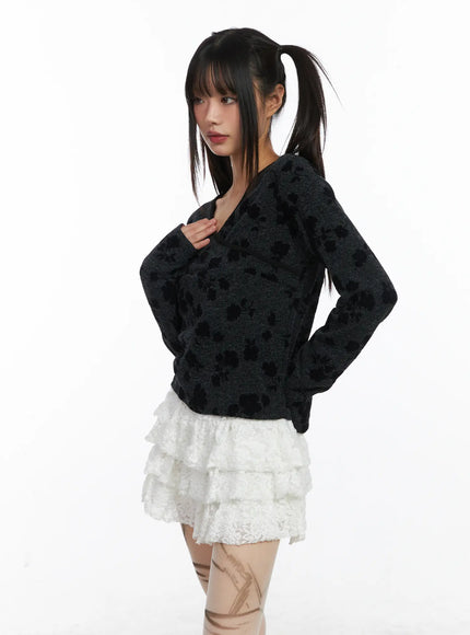 v-neck-floral-wrap-long-sleeve-top-cd518