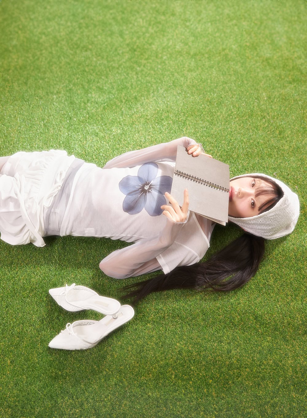 string-ribbon-ruffle-mini-skirt-ca522