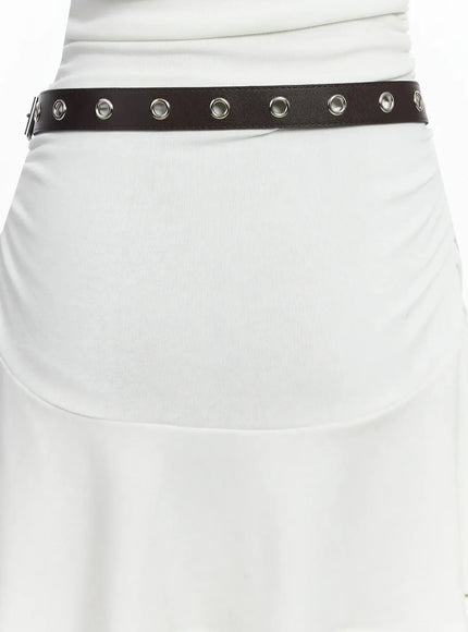 Studded Grommet Ring Belt IM506
