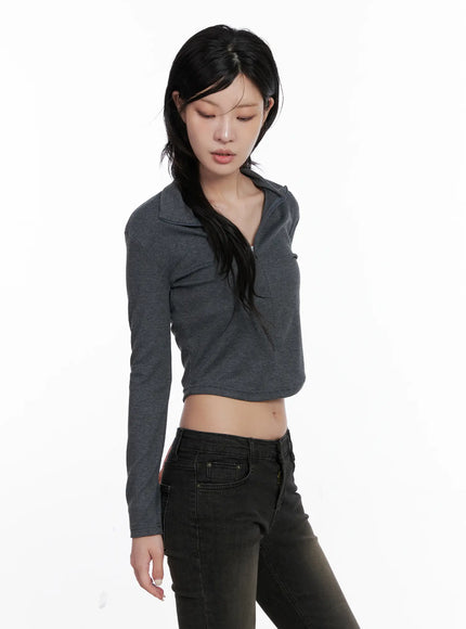 slim-crop-half-neck-zip-up-long-sleeve-tee-cs512