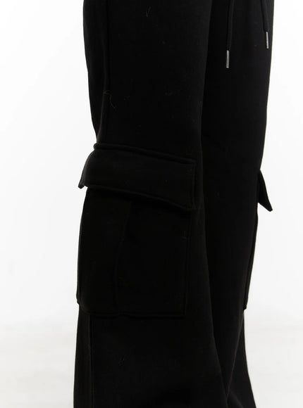 High Waist Cargo Bootcut Pants CD517