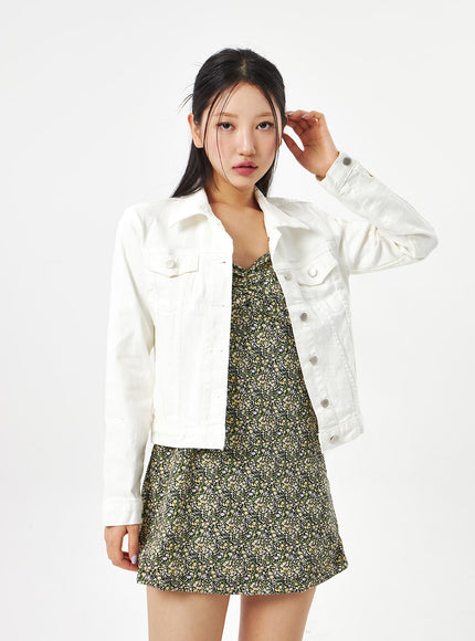 Button Cotton Jacket CA314