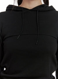 solid-long-sleeve-hoodie-cy414