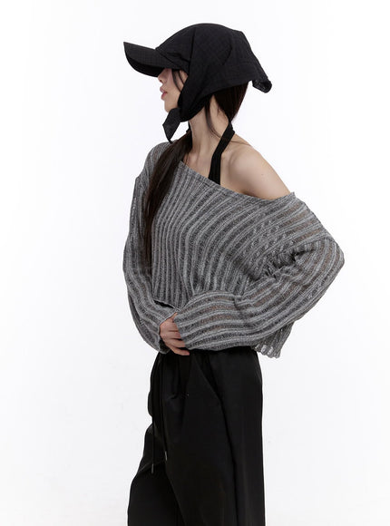 sheer-one-shoulder-crop-sweater-cf511