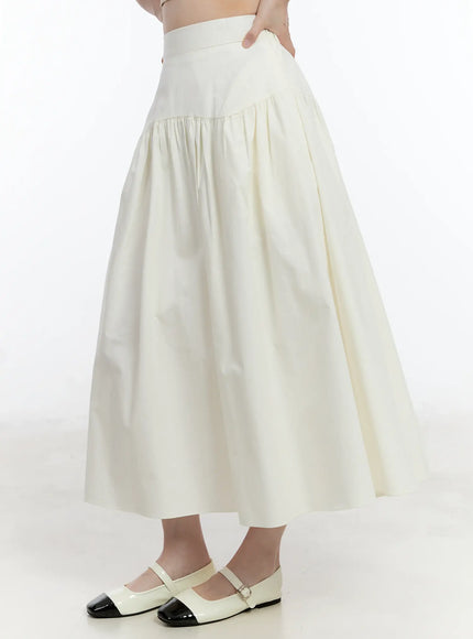shirred-long-skirt-id510
