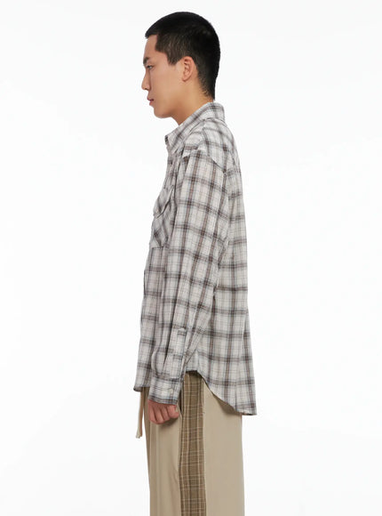 Men's Plaid Shirt IG529