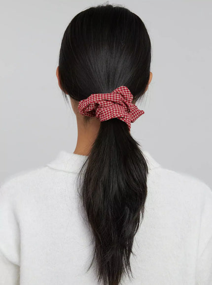 Gingham Scrunchie IN503
