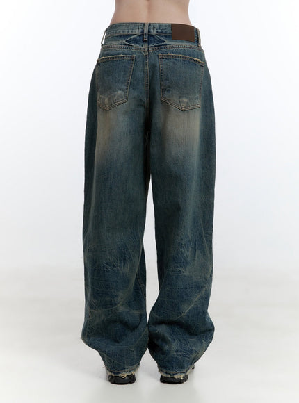 Danielle Vintage Washed Baggy Jeans CJ522