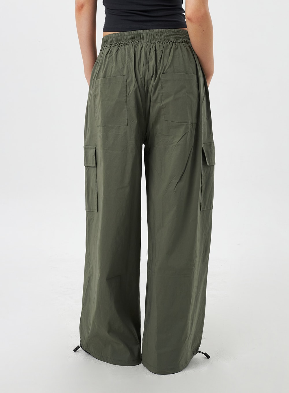 Wide Cargo Track Pants CY308