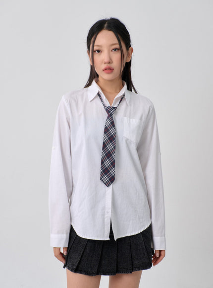 Check Pattern Necktie CN10