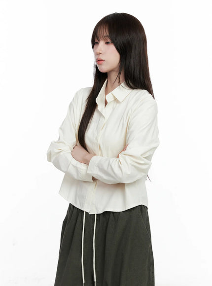 button-up-long-sleeve-crop-top-co520