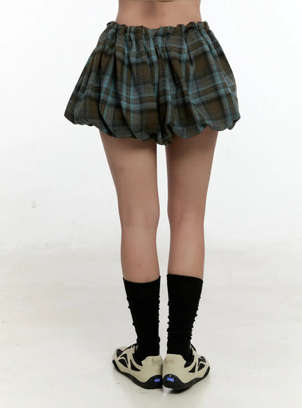 plaid-balloon-shorts-cn505