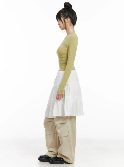 Tiered Midi Skirt CM512