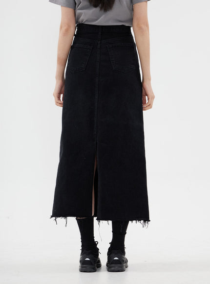 Denim Maxi Skirt CM3
