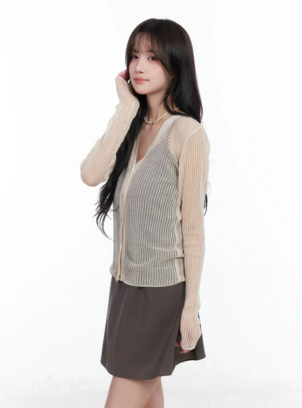 v-neck-mesh-cardigan-cm527