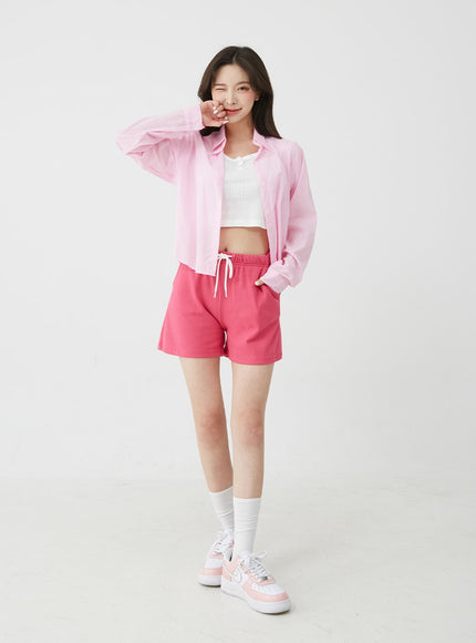 Everyday Summer Cropped Shirt BU1