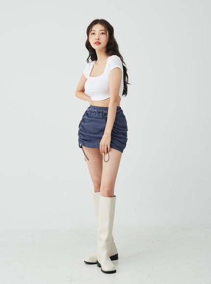 Side String Skirt Pants IU26