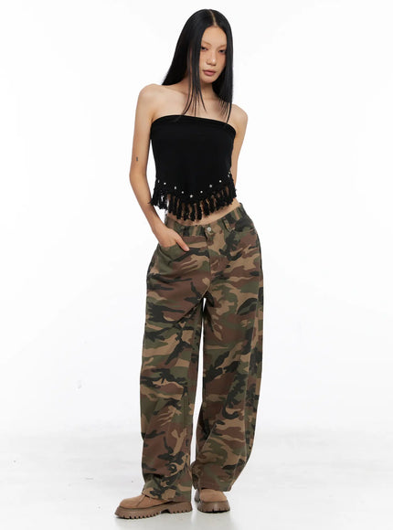 western-fringe-scarf-strapless-top-cs511