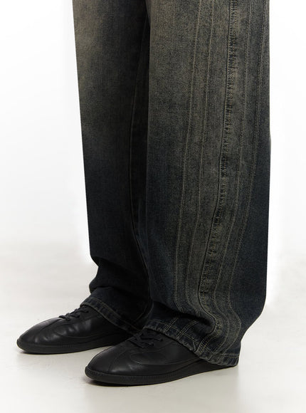 Men's Vintage Straight-Leg Jeans IA510