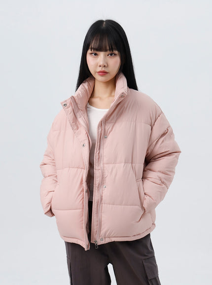 zip-up-stand-collar-puffer-jacket-co319