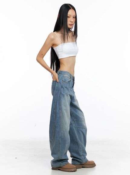 Dakota Relaxed Fit Vintage Wash Jeans CS511