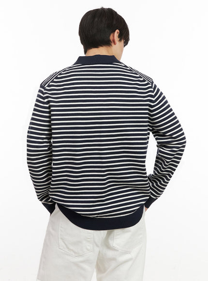 mens-striped-long-sleeve-polo-ij517