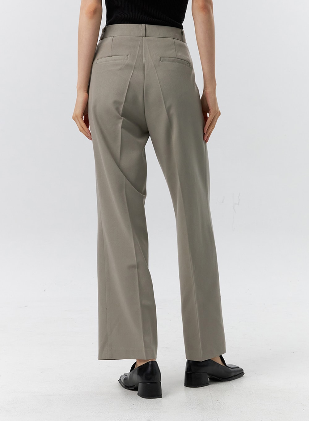 Straight Leg Tailored Pants IL326