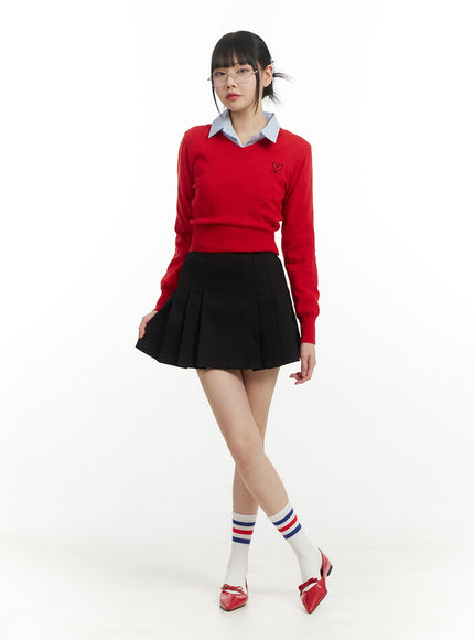 cotton-pleated-mini-skirt-im406