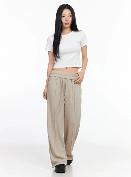 Cropped Slim-Fit Tee IA507