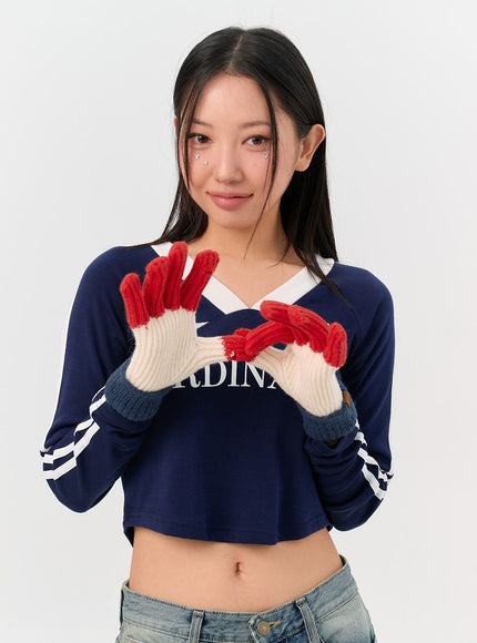 color-block-knit-gloves-in302