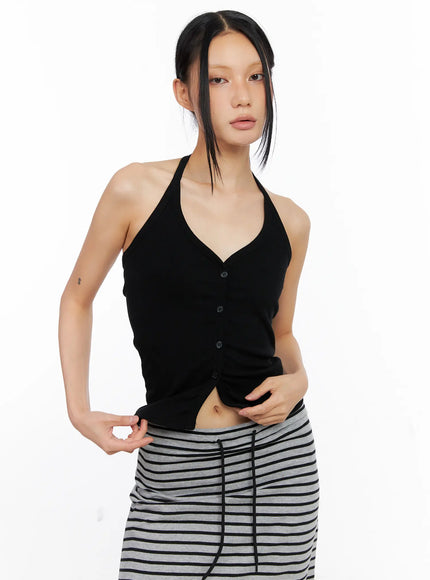 buttoned-halter-tank-cl530