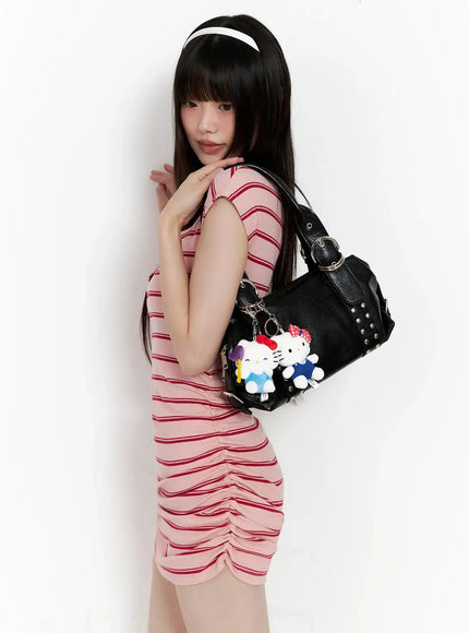 Kitty Heart Stick Plush Keychain IL531