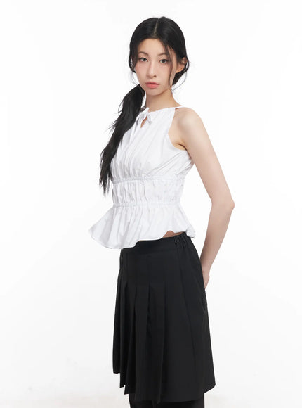 shirred-halter-neck-blouse-cu510