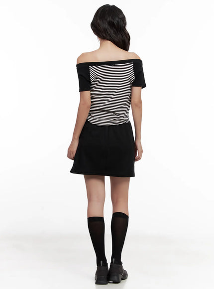 Drawstring Sweat Skirt CL518