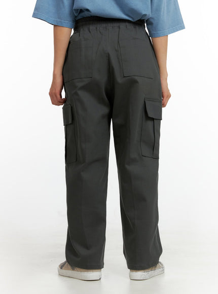 mens-solid-cargo-pants-dark-gray-iu414