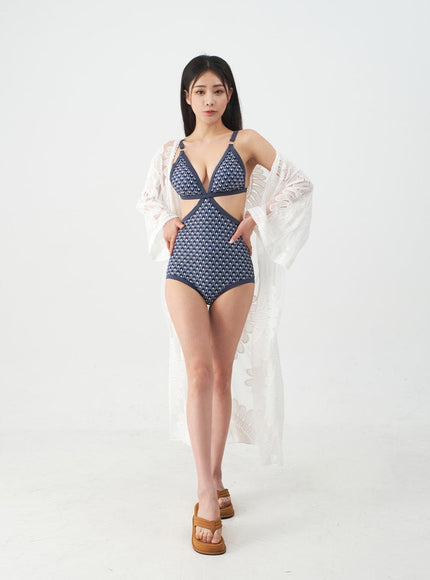 Sunflower Embroided Robe IJ13