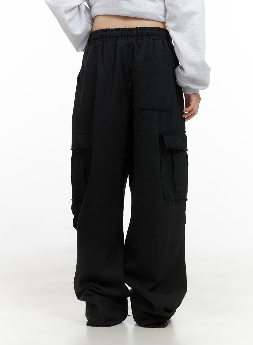 cotton-banded-waist-cargo-pants-cs412