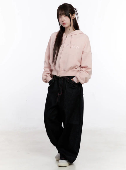 Printed Graphic Zip-up Hoodie CO501