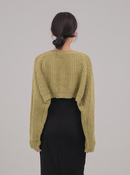 Knit Bolero Shrug C2001