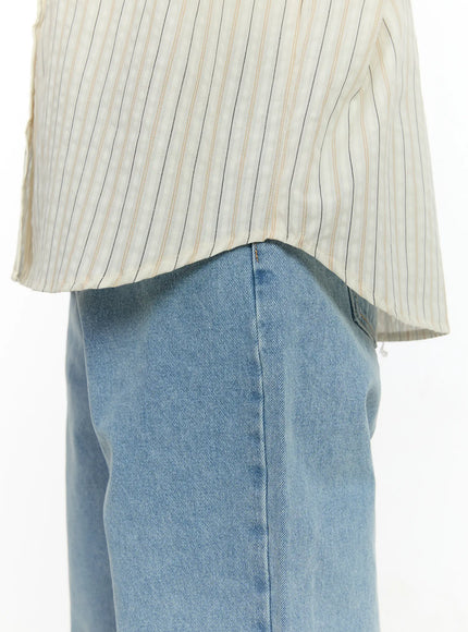 Striped Casual Long Sleeve Shirt CM510