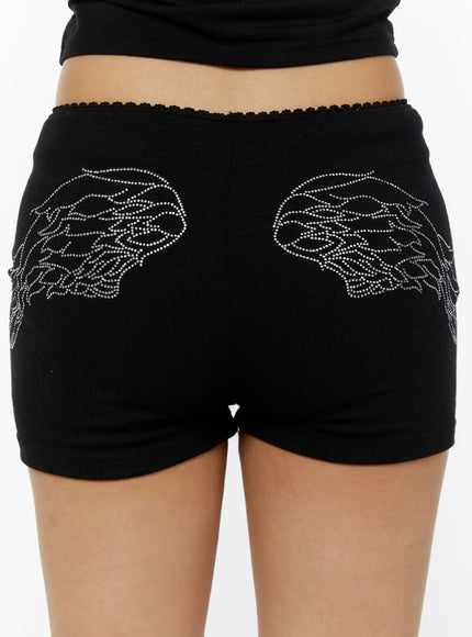 angel-wing-graphic-shorts-cy521