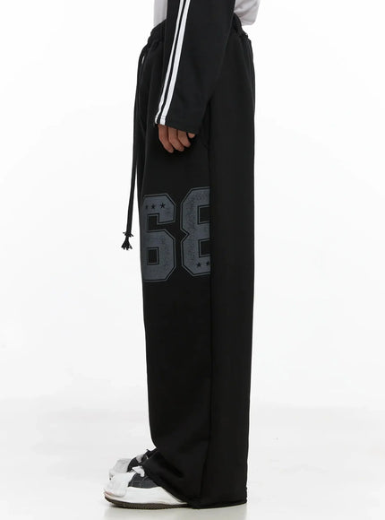 Men's Number Graphic Sweatpants IO516